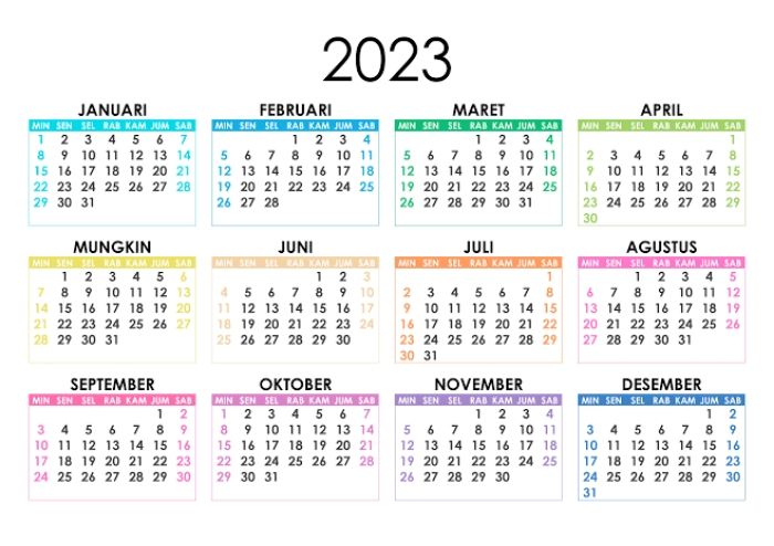 Kalender 2023: 16 Tanggal Libur Nasional dan 8 Cuti Bersama