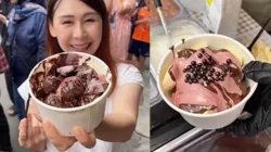 Buah Siram Coklat Viral Malaysia
