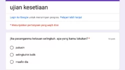 Cara Bermain Tes Kesetiaan Google Form yang Viral di TikTok