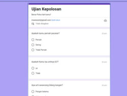 Tes Ujian Kepolosan Google Form Viral di Media Sosial